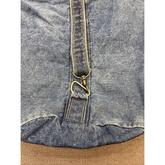 Fossil Vintage Blue Denim Crossbody Shoulder Sling Bag Large NWOT - Picture 8 of 16